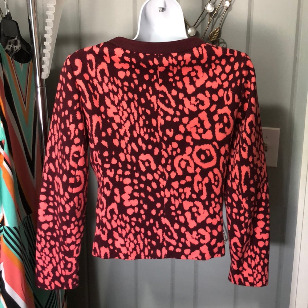 Gap print print zip up jacket size 2 - Picture 4 of 6